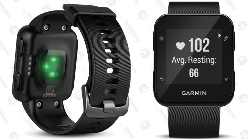 Reloj inteligente Garmin Forerunnr 35 GPS de segunda mano | $112 | Amazon | También disponible en azulGráfico: Shep McAllister